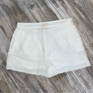 J. Crew eyelet shorts